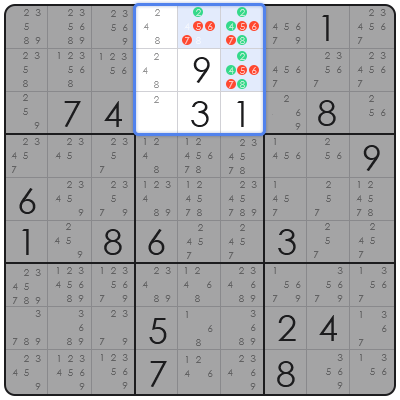 sudoku nyt hint